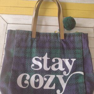 Canvas and cotton large tote bag new